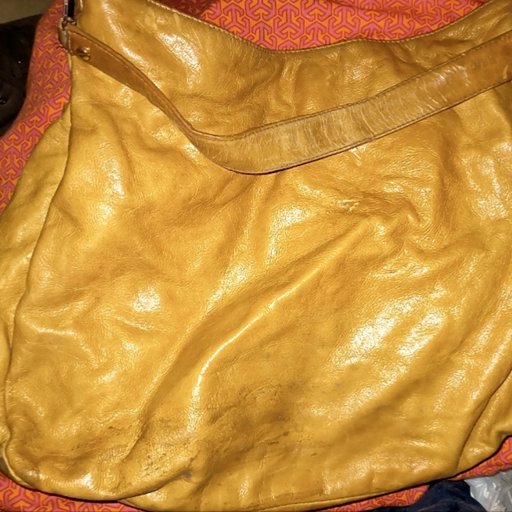TORY BURCH - Tan Leather Shoulder Bag